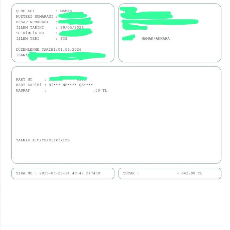Uber Kartımdan Yetkisiz Çekim Ve Acil İade Talebi