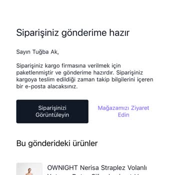 Ödenen Elbisenin 12 Gün Sonra Bile Kargoya Verilmemesi Ve Şirketin Yanıt Vermemesi
