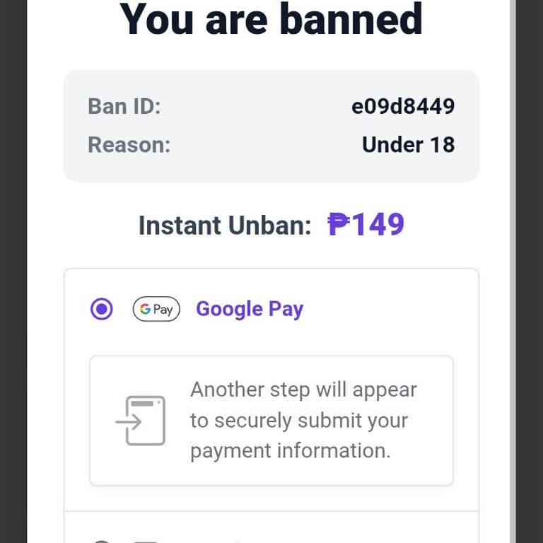 I Face A Wrong Under 18 Ban On My Umingle Account