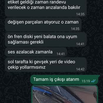 Adana Gizerler Bajaj Servisinde Ön Fren Vidalı Güvenlik İhmali Ve Parça Eksikliği