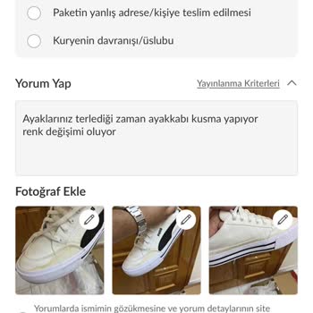 Renk Değişimi Sonrası Ayakkabının İade Sürecindeki Gecikme