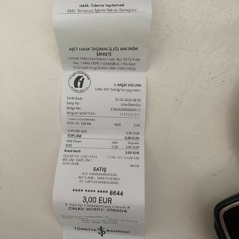 Uçakta Çocuğuma Su Ücretlendirilmesi Ve Yanlış Bilgilendirme Şikayetim