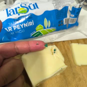 Tar Süt Tam Yağlı Taze Kaşar Peynirinde Pislik Çıktı Ve Gıda Güvenliği Endişesi