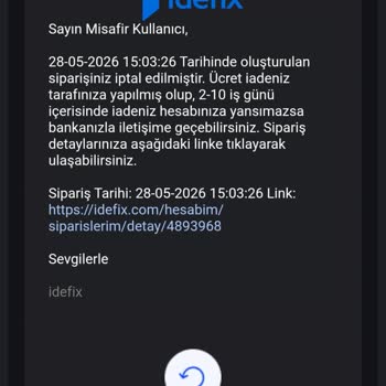 İdefix Sipariş İptallerinde Açıklama Eksikliği Ve Güven Kaybı