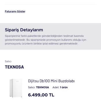 Teknosa'dan Arızalı Mini Buzdolabı ve İade Sürecindeki Şeffaflık Eksikliği