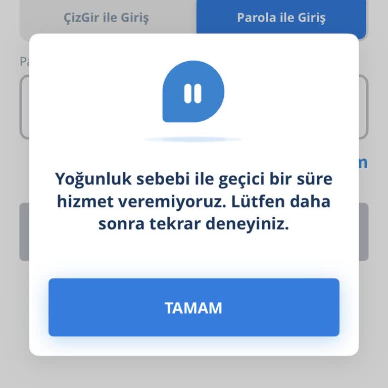 Yoğunluk Nedeniyle İnternet Şubesine Giriş Yapılamıyor Ve Ödemeler Gecikti