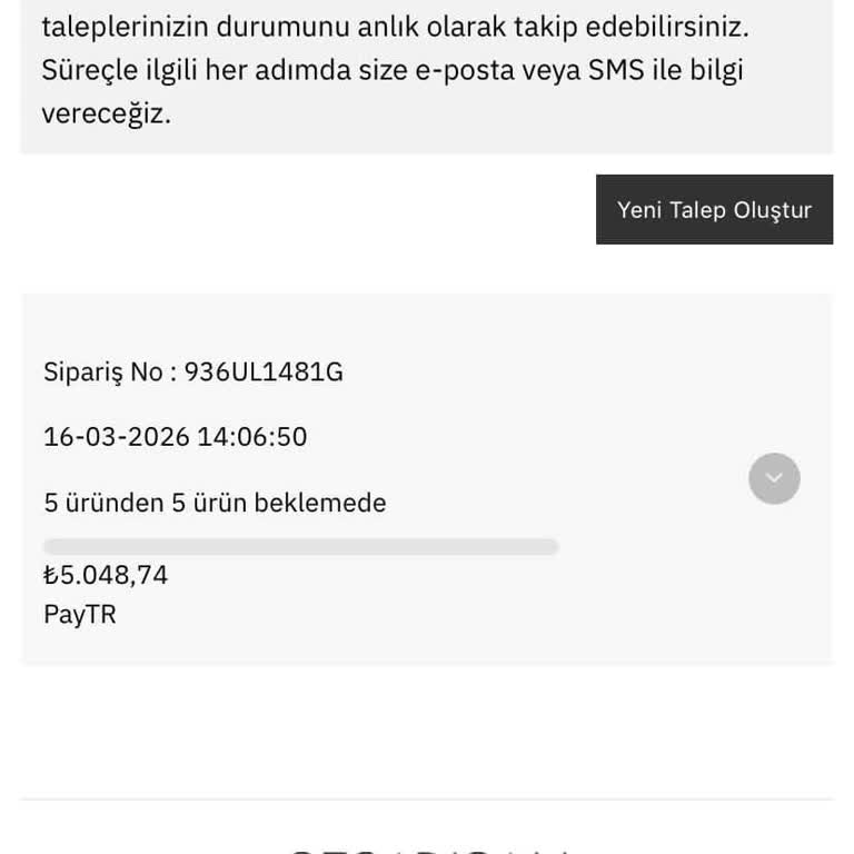 Şirketin Söz Verdiği 14 Gün İçinde İade Ödemesi Yapılmadı