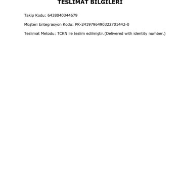 Kargonun Nerede Olduğu Ve Ürünlerimin Teslim Edilmemesi Hakkında Açıklama Talebi