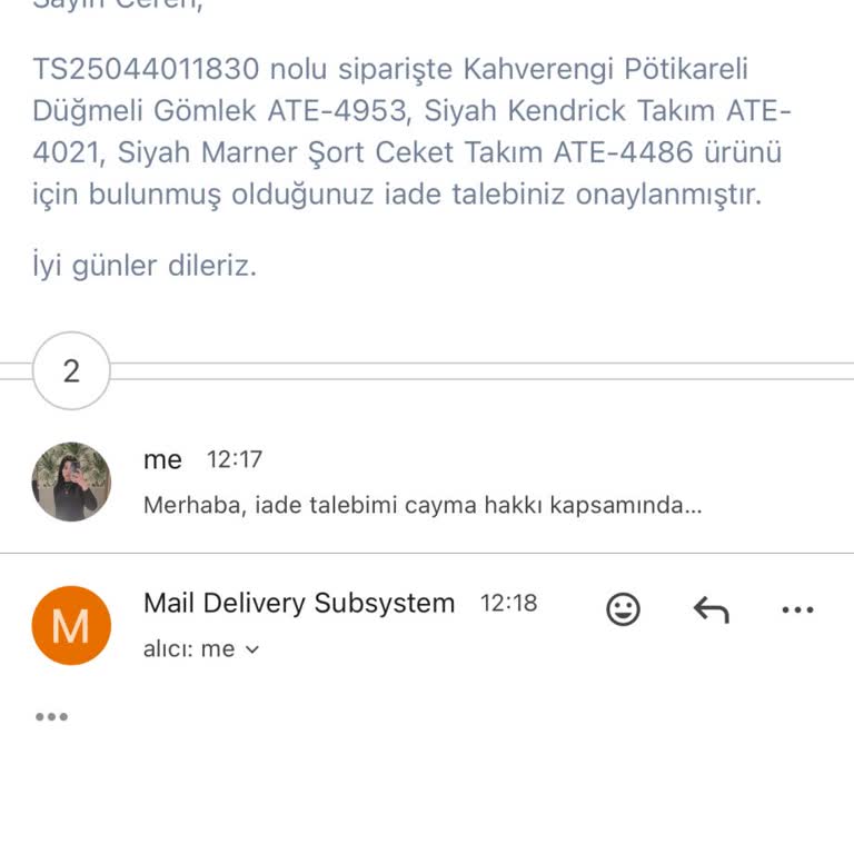 Eyyo Atelier'de Uzayan İade Süreci