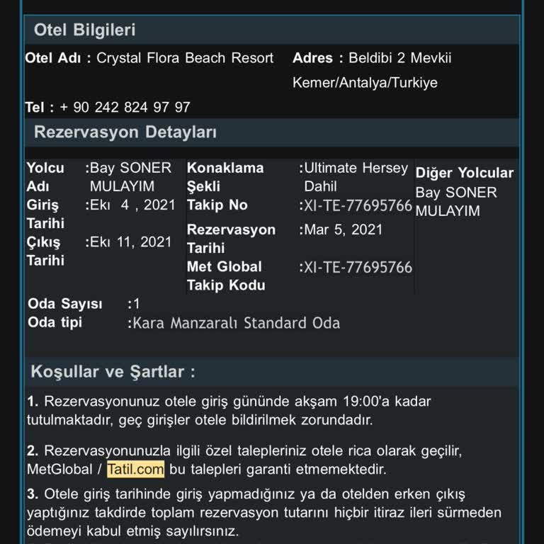 İflas Sürecinde 20.000 TL İadesi Ve Tatil Hakkı İhlali