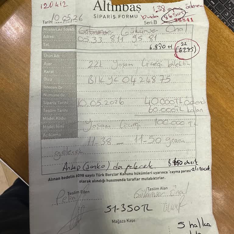 Altınbaş Mağazasında 40.000 TL Ön Ödeme İadesi Yok, Saygısız Tutumla Karşılaşıldı