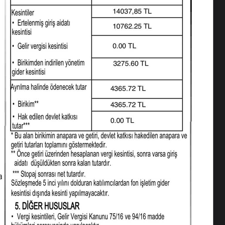 Agesa'da Bireysel Emeklilik İptalinde Orantısız Yönetim Ücreti Kesintisi