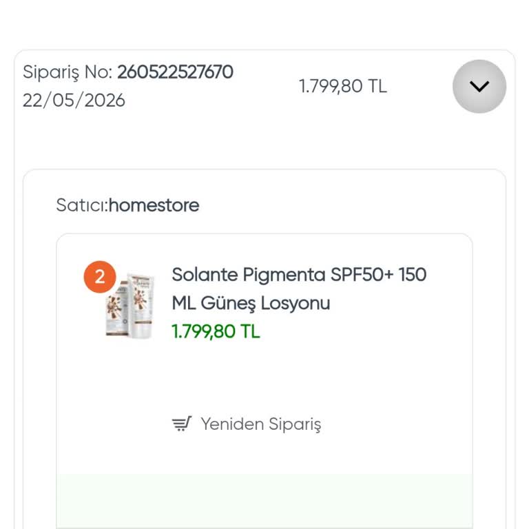Mordepom’da Verilen Solante Güneş Kremi Siparişinde Teslimat Gecikmesi Ve İletişim Sorunu