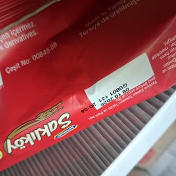 Ülker Mcvities Paketi İçinde Lastik Benzeri Yabancı Cisim