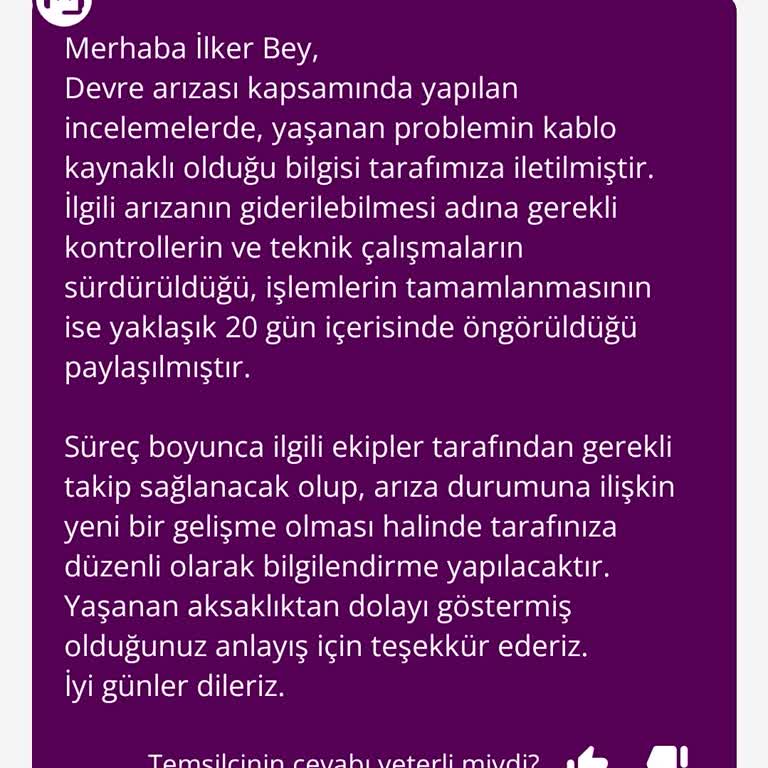 TurkNet İki Ay Süren İnternet Kesintisi ve 1200 TL Ücret İadesi Talebi