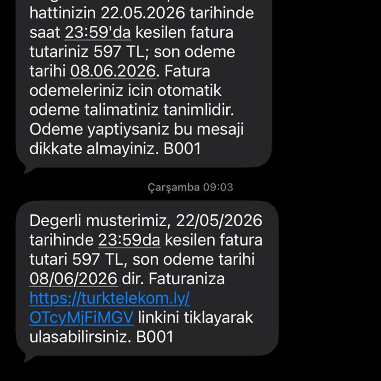 Taahhüt Süresi Bittiğinde Hattım Taşıma Sonrası Haksız Tam Aylık Fatura