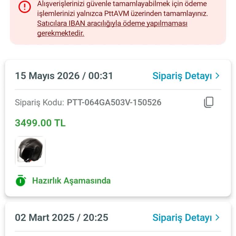 Epttavm'de Siparişimin 15 Gün Boyunca Hazırlık Aşamasında Kalması, Acil Teslimat Veya İade Talebi