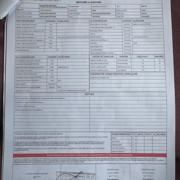 Ekspertizde Yanıltıcı Bilgi Ve Kapıdaki Sök-Tak Durumu Nedeniyle Yağ Yakma Ve Motor Titremesi