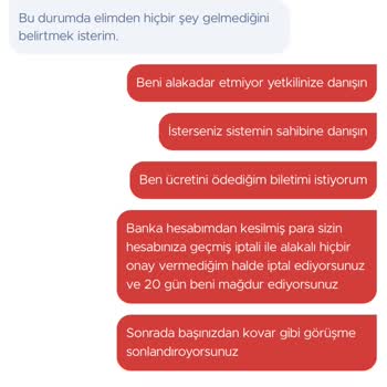 Kamil Koç Biletinde Onaysız İptal, 1.870 TL Ödeme Çekildi Ve Canlı Destekte Kötü İletişim