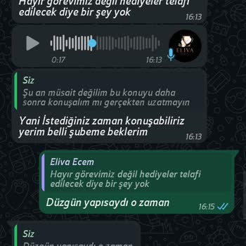 E'Liva Beauty | Samsun Personelinin Tehditkar Ve Hakaretli Üslubu