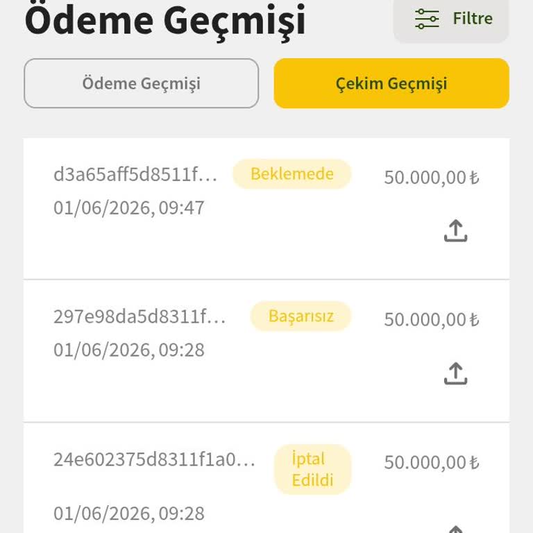50.000 TL Çekim Talebi Uzunca Beklemede, Canlı Destek Yanıt Vermiyor
