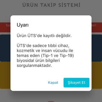 Kozvit Barkod/Üts Kaydı Sorgulamasında “Kayıtlı Değildir” Uyarısı Aldım
