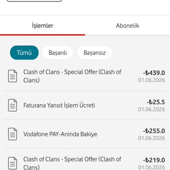 Vodafone Pay'den Yanlış Çekilen 657 TL Hemen Düzeltilecek