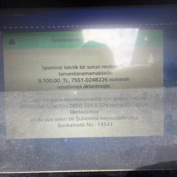 İş Bankası ATM’sinde 1.000 TL Eksik Para Yatırma Şikayetim