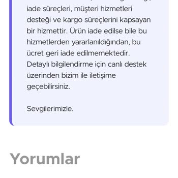 Gardrops'ta Alıcı Koruma Ve Kargo Ücretleri İade Edilmedi, Mağdur Oldum