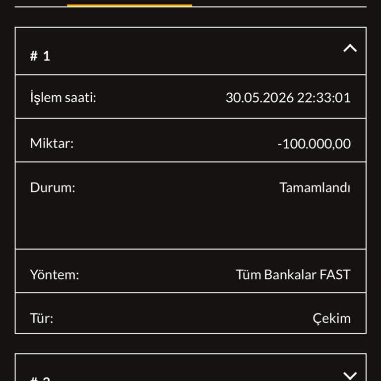 100.000 TL Çekimim Hesaba Geçmedi Ve Müşteri Desteği Ulaşılamıyor