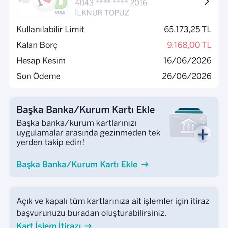 Kredi Kartı Borcunun İcra Süreciyle Uyumlu Şekilde Güncellenmemesi Ve Yanıltıcı Faiz Gösterimi