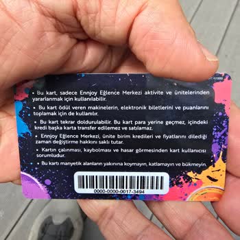 Ennjoy Eğlence Merkezi Kart İadesi Almadıklarını Söylediler