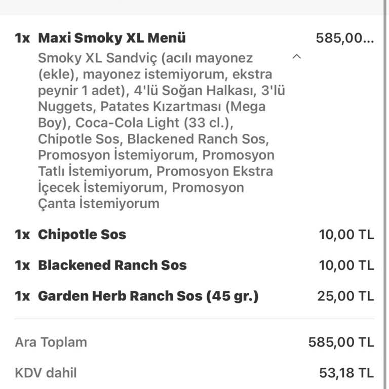 Popeyes Burgerde Saç Benzeri Kıl Çıktı, İade Reddi