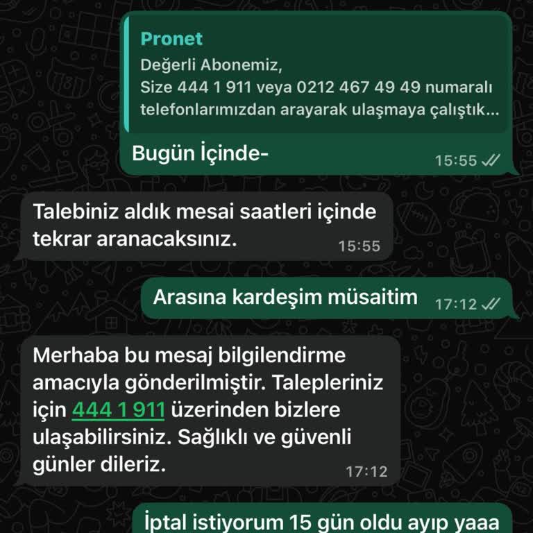 İptal Sürecinin Gecikmesi, Yanıtsız Çağrı Merkezi Ve Haksız Faturalar