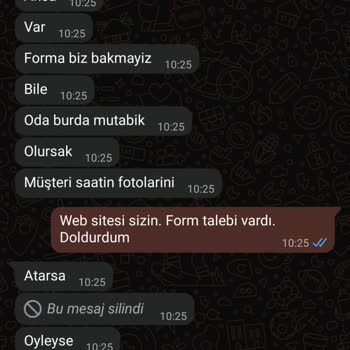 Web Sitesi İade Şartlarına Uygun Olmasına Rağmen WhatsApp İsteğiyle Reddedilen İade Talebi
