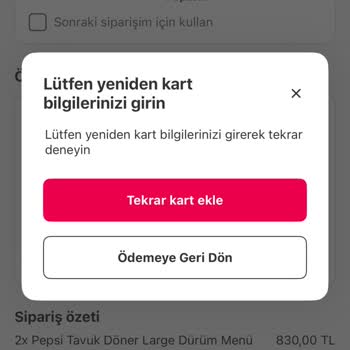 Pro Üyeliğinde Sipariş Verilemiyor Ve Ödeme Hatası