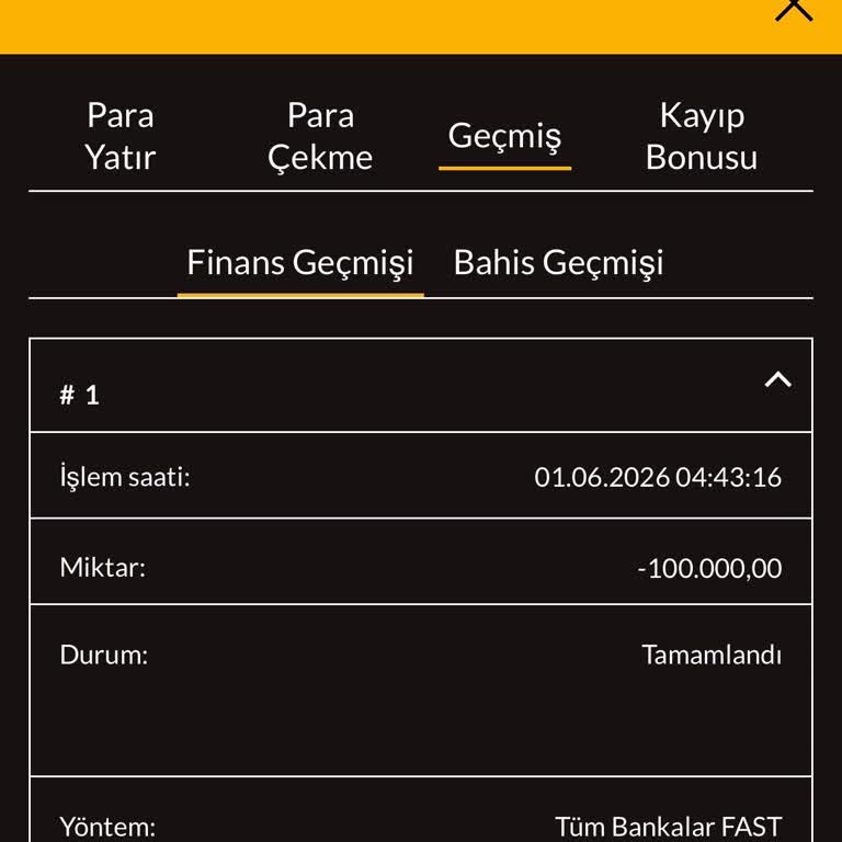 Tamamlandı Görünen Çekim İşleminde 100.000 TL Bankamıza Ulaşmadı