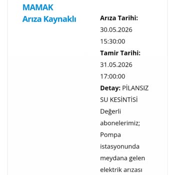 Bostancık Mahallesinde Sürekli Su Kesintisi Ve Bilgi Eksikliği