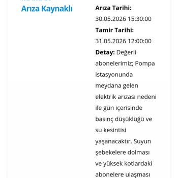 Bostancık Mahallesinde Sürekli Su Kesintisi Ve Bilgi Eksikliği