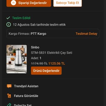 Sinbo Kaynatma Düğmesi Çalışmıyor, Müşteri Hizmetlerine Ulaşılamıyor