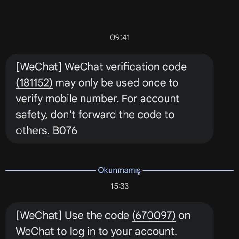 Telefon Numaramın İzinsiz WeChat Hesabına Bağlanması