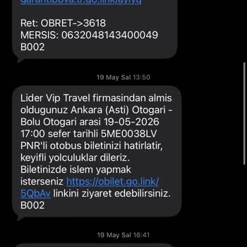 Obilet’ten Son Dakika Sefer İptali Bildirimi Yapılmadığı İçin Mağduriyet