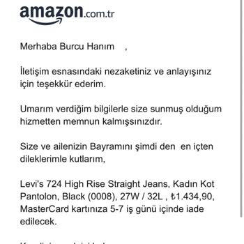 Amazon İadesi Gerçekleşmedi, Sistem Yanıltıcı Bilgi Veriyor