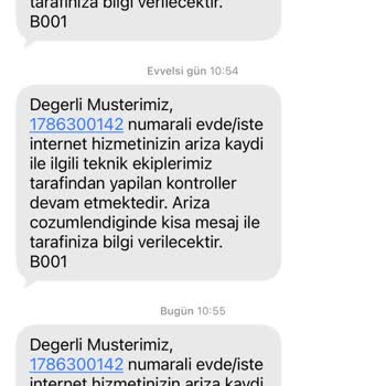 Aylık İnternet Kesintisi Ve Hizmet İadesi Talebi