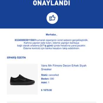 Intersport Stok Hatası Ve Bilgilendirme Eksikliği Nedeniyle Onaysız Sipariş İptali