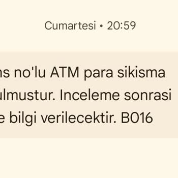 Yapı Kredi Bankası ATM'de Sıkışan 3000 TL Ve İşlem Belgesi Eksikliği