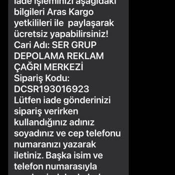 Ser Grup Depolama Reklam İade Edilen Robo Akü Ateşleyici İçin 2.150 TL İadesi Yapılmadı