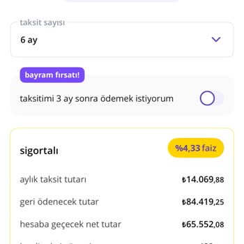 Getirfinans Yapılan İletişimle Sunulan Ürün Tutarsız