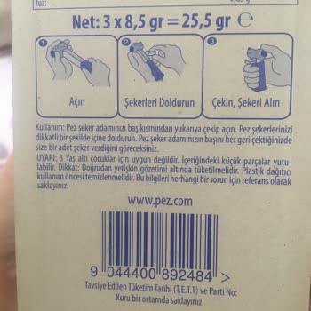 Unibon Gıda Paketin Üzerinde 3 Adet Şeker Olması Gerekirken İçinden Sadece 2 Adet Çıktı