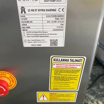 Osimo 32 Kıyma Makinesi Motoru Yanıp Çıktı, Satıcı İadeyi Reddetti